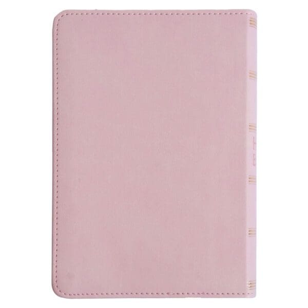 KJV Pink Floral Faux Leather Compact Bible Large Print - Image 9