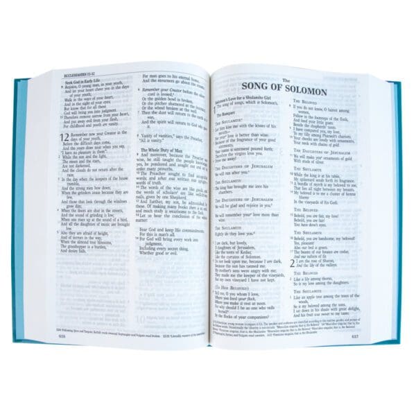 NKJV Teal Hardcover Bible - Image 26