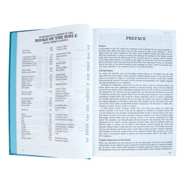 NKJV Teal Hardcover Bible - Image 27