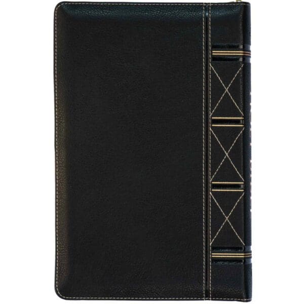 ESV Black Faux Leather Standard Bible Thumb Indexed With Zip - Image 26