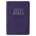 NLT Purple Faux Leather Flexcover Compact Bible - Image 26