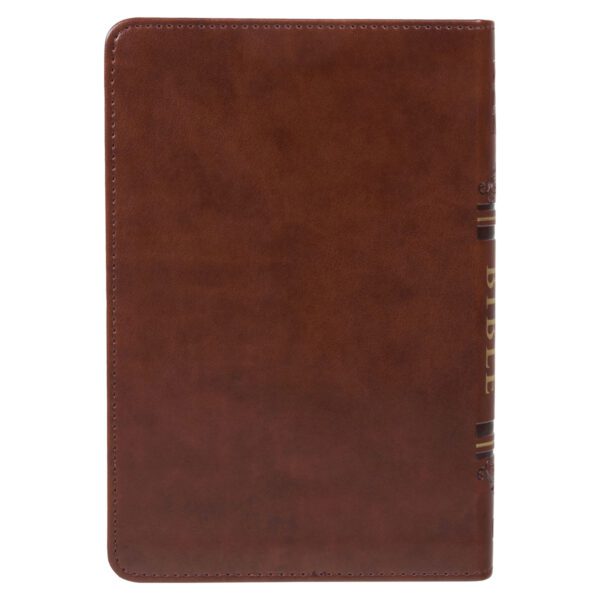 NLT Brown Faux Leather Flexcover Compact Bible - Image 29