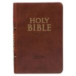 NLT Brown Faux Leather Flexcover Compact Bible - Image 28
