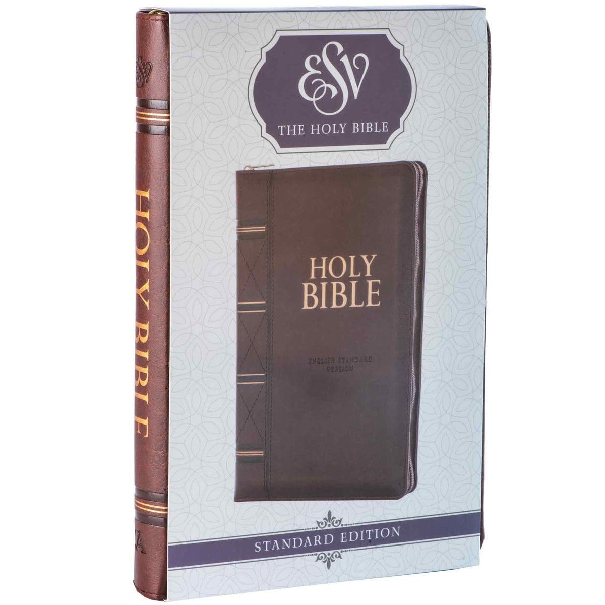 9781776370924_feature1 ESV Dark Brown Faux Leather Standard Bible Thumb Indexed With Zip - Image 19