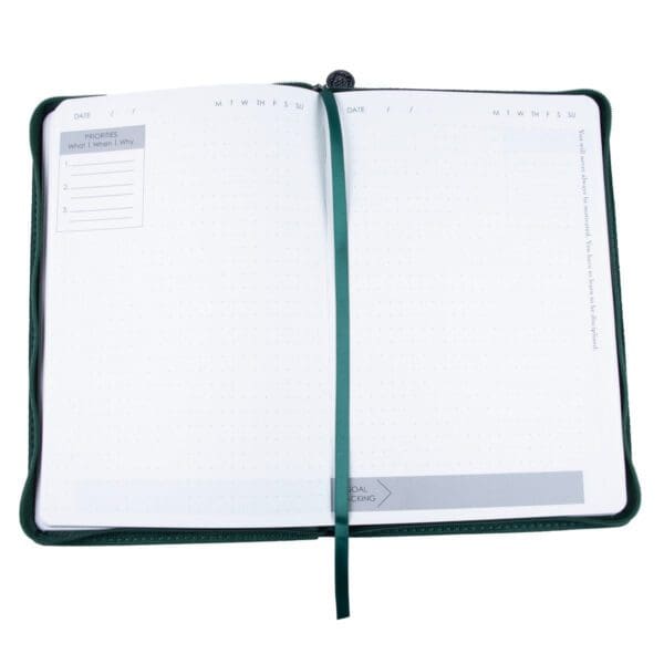 Baxter Undated Planner Premium Edition Green (Durable Synthetic Fibre Flexcover With Zip) - Image 35