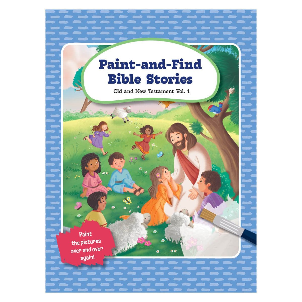 9781776477340_front Old and New Testament Vol 1: Paint-and-Find Bible Stories (Spiral-Bound) - Image 1