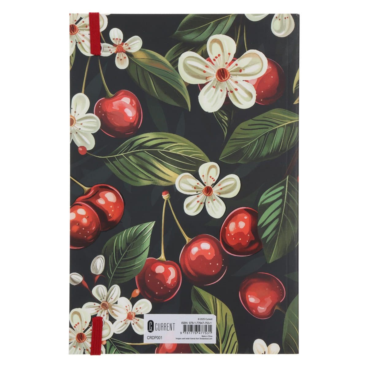 9781776477531_back 2026 A5 Diary - Daily Planner - Cherries and Blossoms - Paperback - Image 2