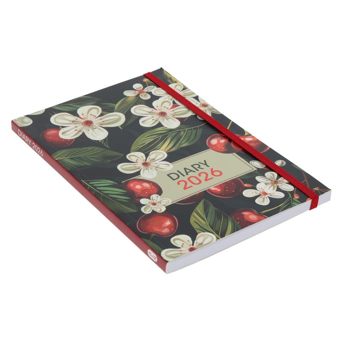 9781776477531_feature1 2026 A5 Diary - Daily Planner - Cherries and Blossoms - Paperback - Image 3