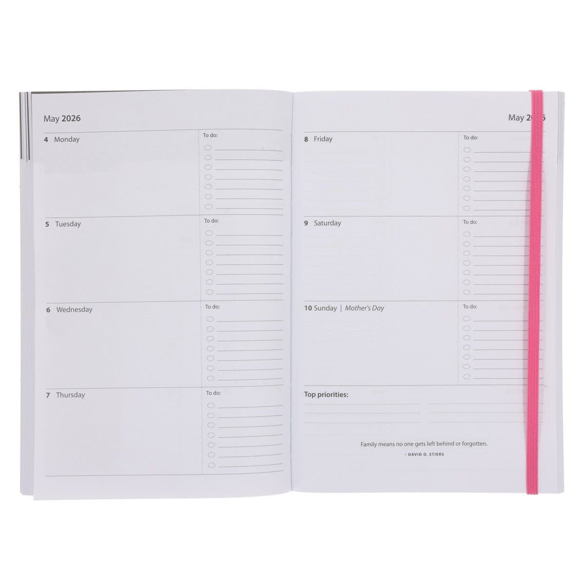 9781776477555_feature5 2026 A5 Diary - Daily Planner - Music Girl - Paperback - Image 7