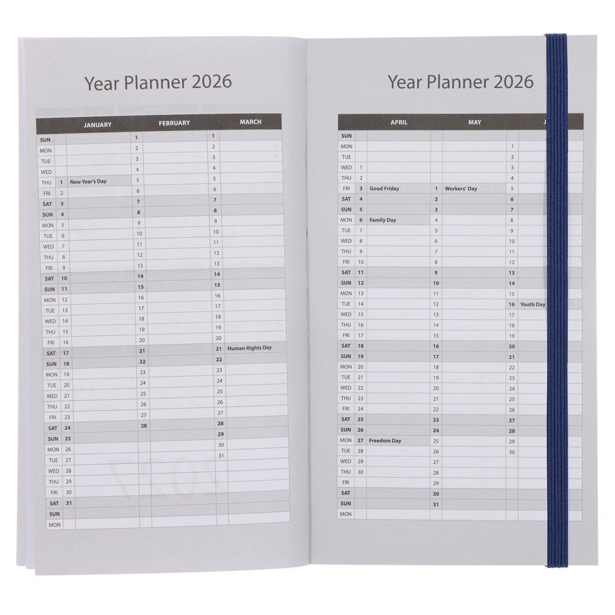 9781776477586_feature3 2026 Pocket Diary - Daily Planner - Paperback - Image 5