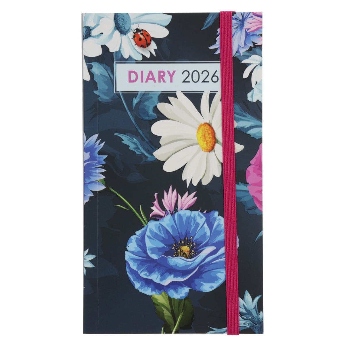 9781776477593_front 2026 Pocket Diary - Daily Planner - Florals - Paperback - Image 1