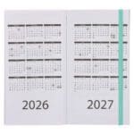 2026 Pocket Diary - Daily Planner - Black and Green - Paperback - Image 4