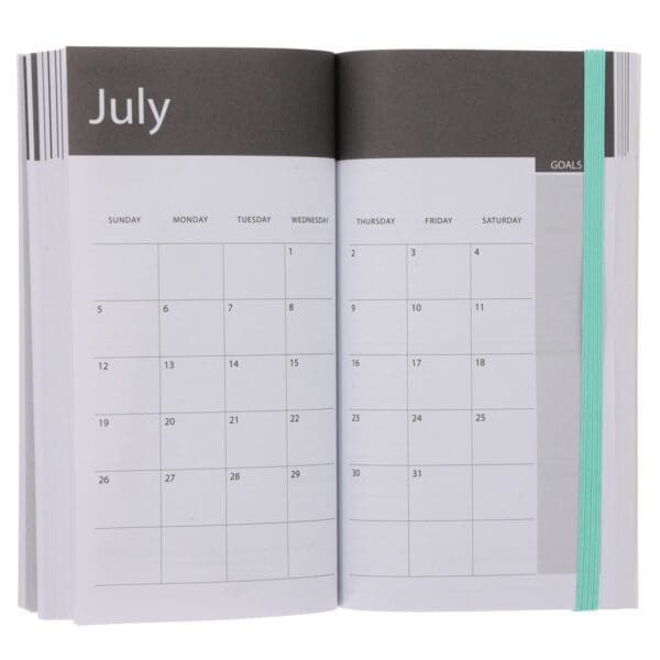 2026 Pocket Diary - Daily Planner - Black and Green - Paperback - Image 6