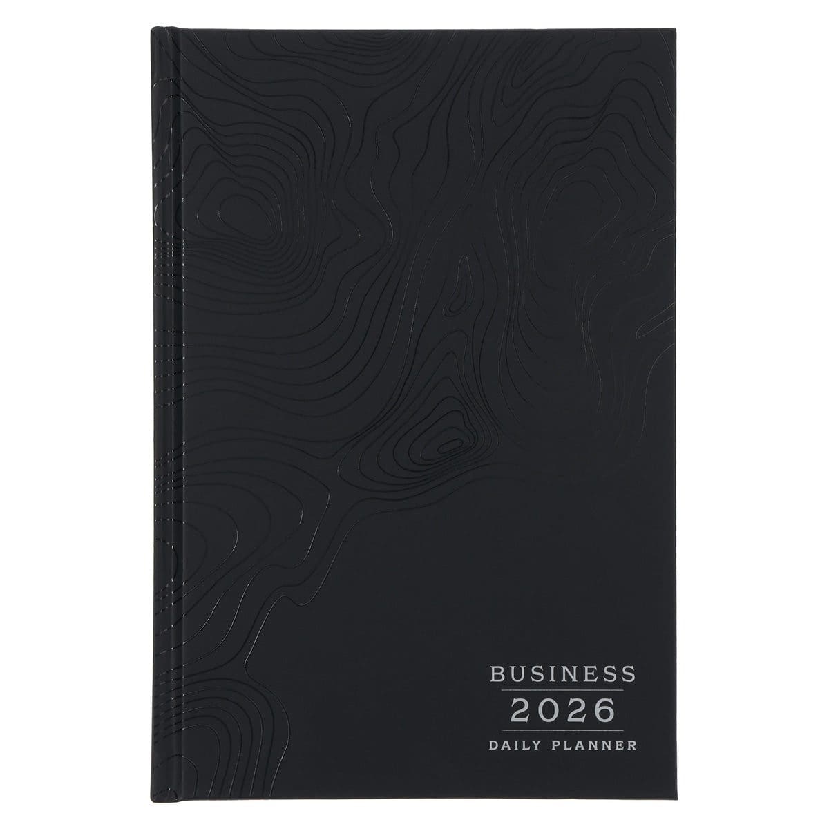 9781776477654_front 2026 A5 Business Diary - Daily Planner - Contour Lines - Hardcover - Image 1