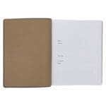 2026 A4 Business Diary - Daily Planner - Architecture Lines Brown - Imitation Leather - Image 4