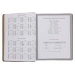 2026 A4 Business Diary - Daily Planner - Architecture Lines Brown - Imitation Leather - Image 5