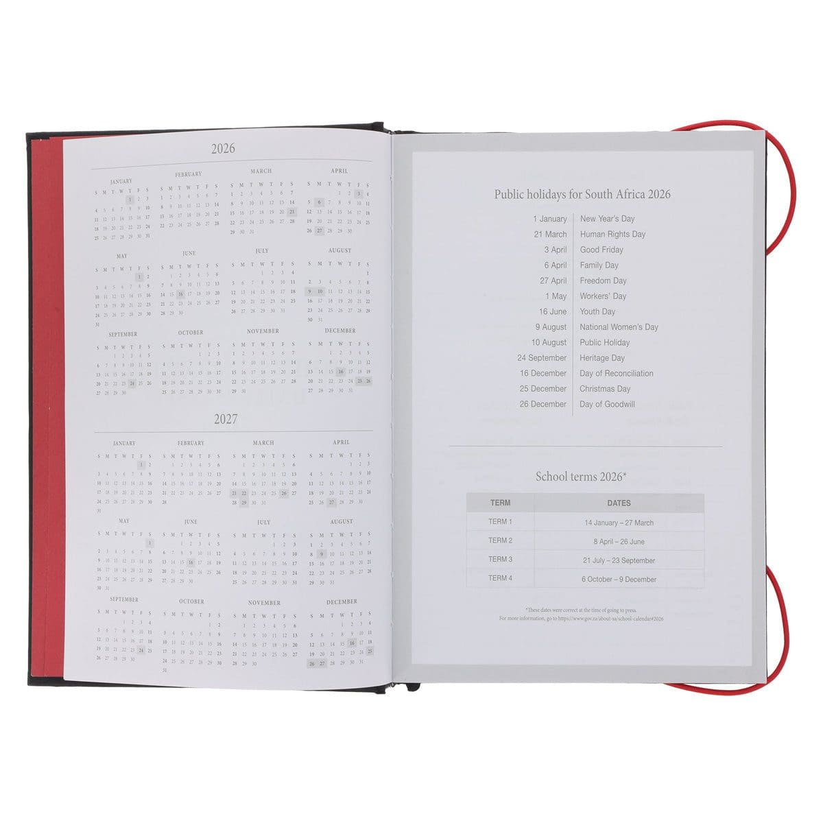 9781776477685_feature3 2026 John Maxwell A5 Diary - Daily Planner - Hardcover - Image 5