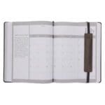 2026 John Maxwell A4 Diary - Daily Planner Black and Brown - Imitation Leather - Image 2