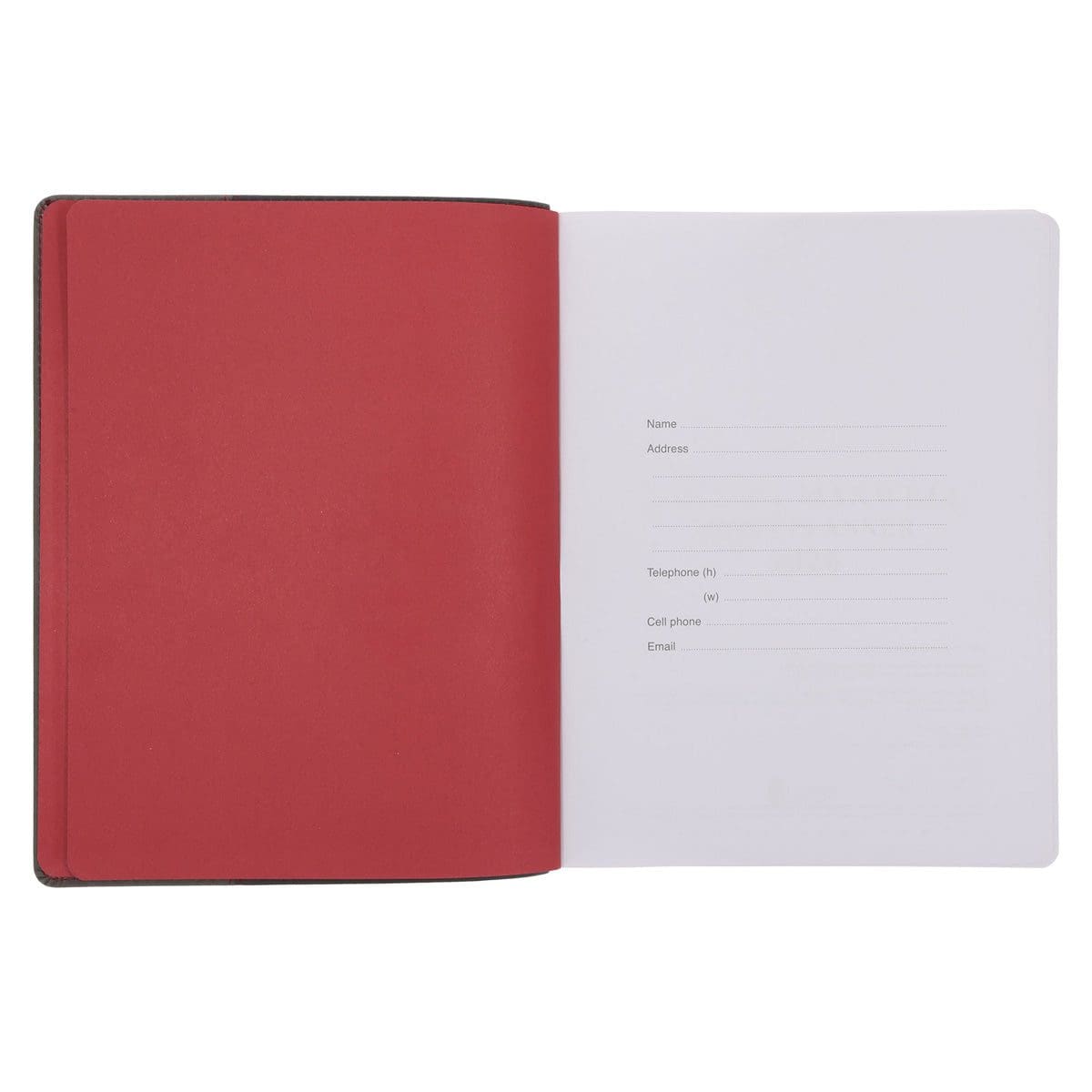 9781776477722_feature2 2026 John Maxwell A4 Diary - Daily Planner Red and Grey - Imitation Leather - Image 4