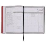 2026 John Maxwell A4 Diary - Daily Planner Red and Grey - Imitation Leather - Image 6