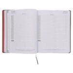 2026 John Maxwell A4 Diary - Daily Planner Red and Grey - Imitation Leather - Image 7