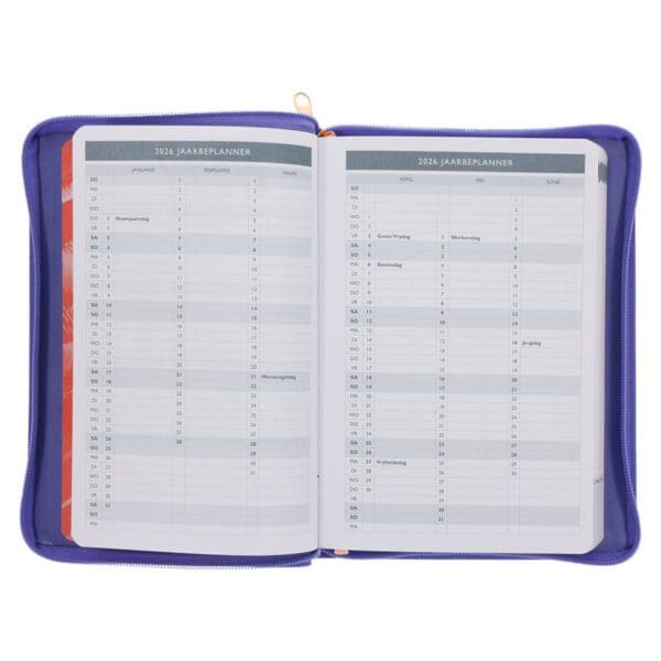2026 Joyce Meyer A5 Dagboek - Dagbeplanner - Kunsleer met Rits - Image 5
