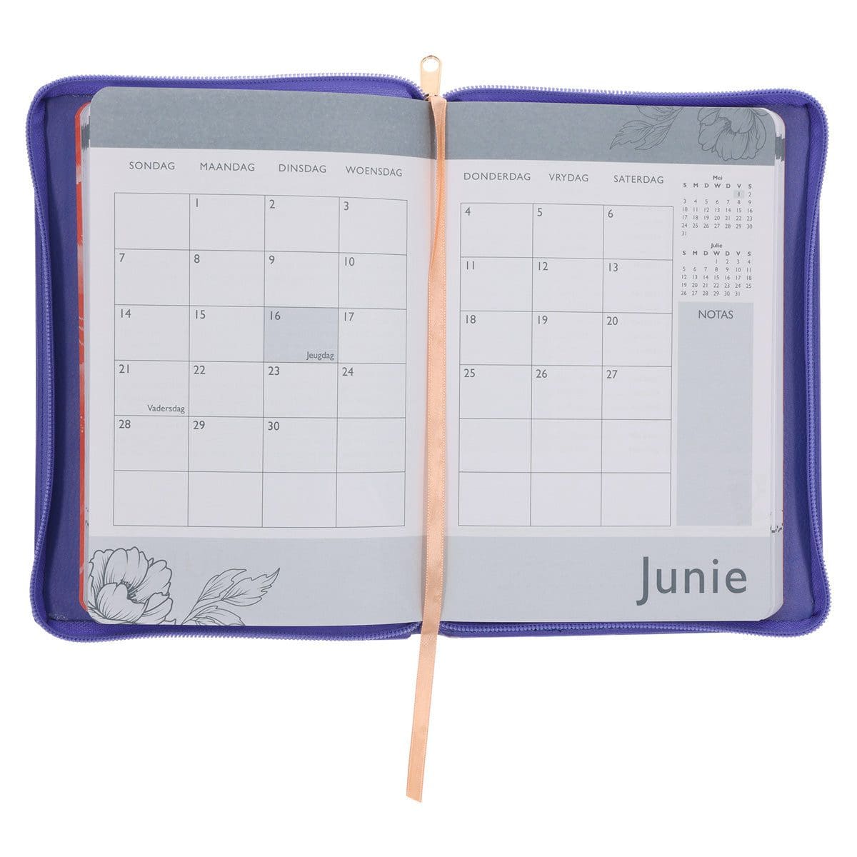 9781776477753_feature4 2026 Joyce Meyer A5 Dagboek - Dagbeplanner - Kunsleer met Rits - Image 6