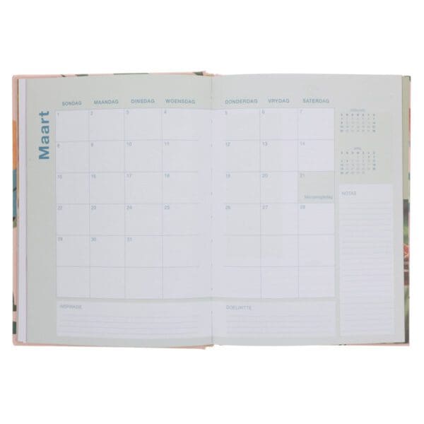 2026 Dagboek - Dagbeplanner - Leefstyl vir die Vrou - Hardeband - Image 5