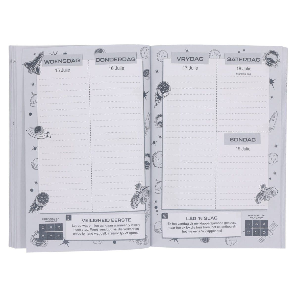9781776477869_feature5 2026 Skooldagboek - Dagbeplanner vir Seuns - Mik vir die Sterre - Sagteband - Image 9
