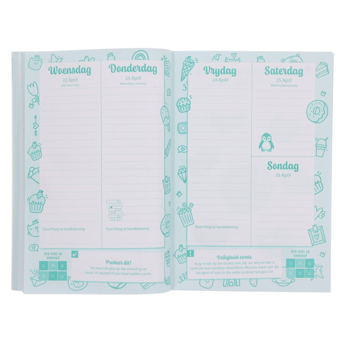 9781776477883_feature4 2026 Skooldagboek - Dagbeplanner vir Meisies - Sagteband - Image 8