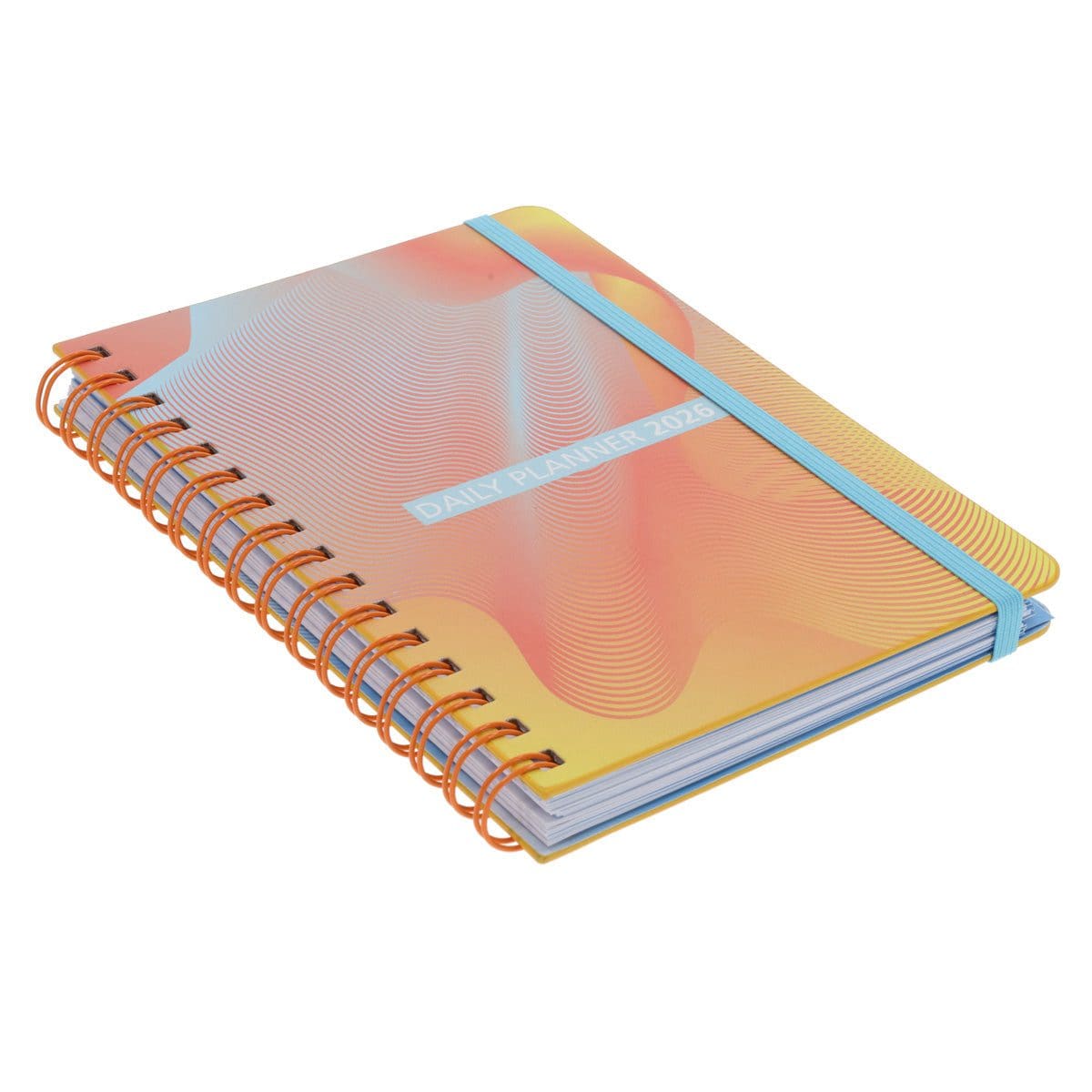 9781776477890_feature1 2026 A5 Diary - Daily Planner - Yellow and Orange - Wirebound - Image 3