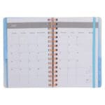 2026 A5 Diary - Daily Planner - Yellow and Orange - Wirebound - Image 6