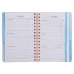 2026 A5 Diary - Daily Planner - Yellow and Orange - Wirebound - Image 7