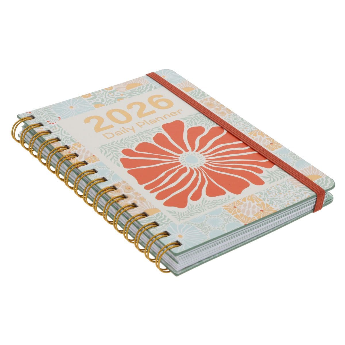 9781776477913_feature1 2026 A5 Diary - Daily Planner - Retro Flower Box - Wirebound - Image 3