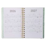 2026 A5 Diary - Daily Planner - Retro Flower Box - Wirebound - Image 4