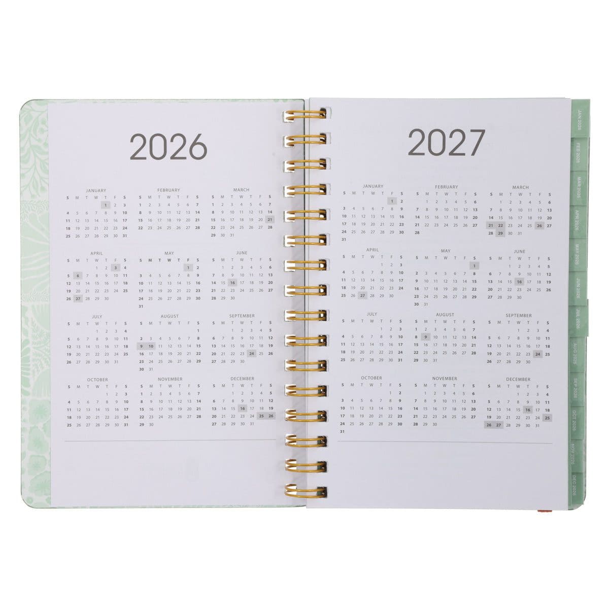 9781776477913_feature2 2026 A5 Diary - Daily Planner - Retro Flower Box - Wirebound - Image 4