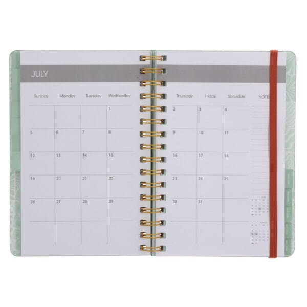 2026 A5 Diary - Daily Planner - Retro Flower Box - Wirebound - Image 6