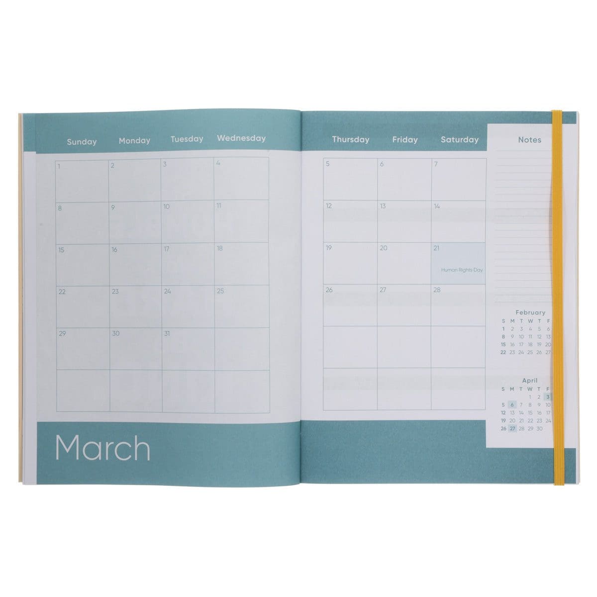 9781776477951_feature4 2026 Diary - Daily Planner - Follow Your Dreams - Flexcover - Image 6