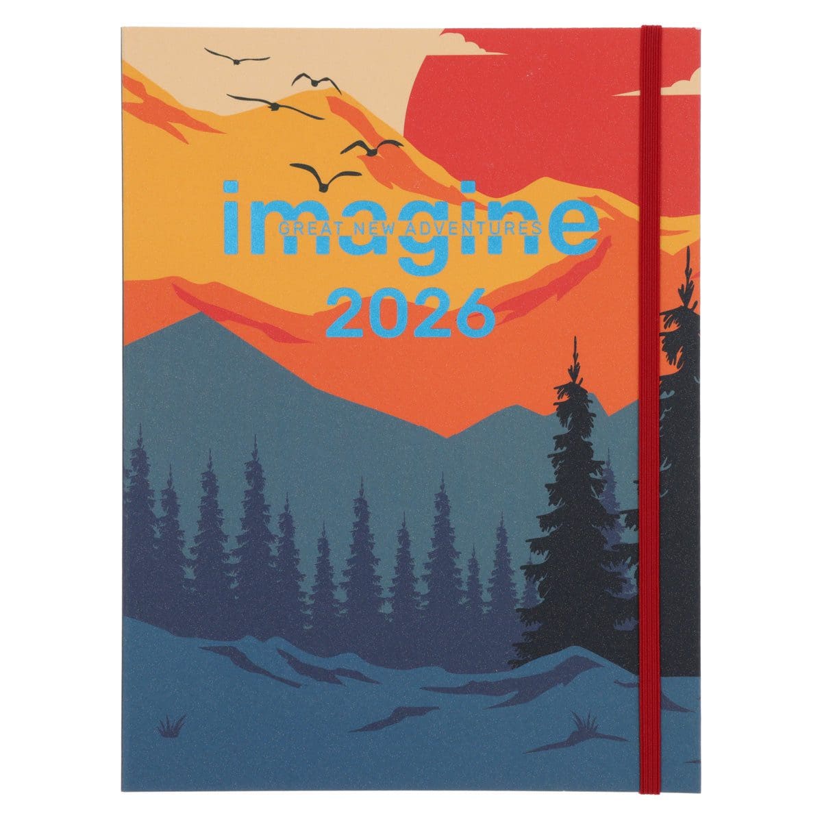 9781776477982_front 2026 Diary - Daily Planner - Imagine Great New Adventures - Flexcover - Image 1