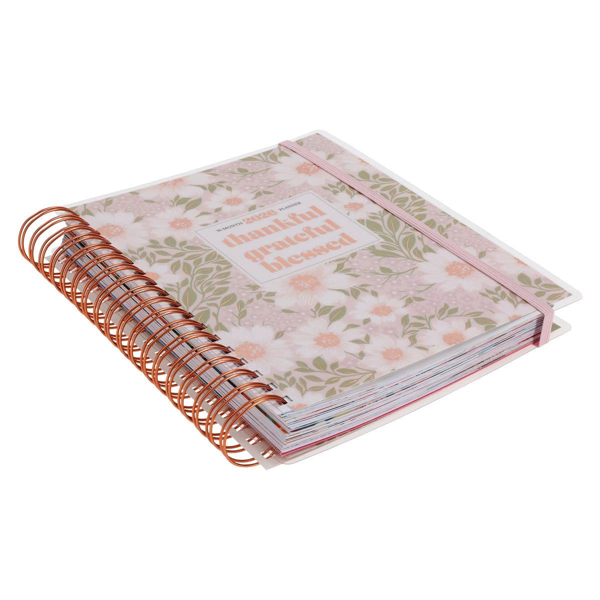 9781959982081_feature1 2026 Diary - 18-Month Planner for Women - Thankful Grateful Blessed - Wirebound - Image 3