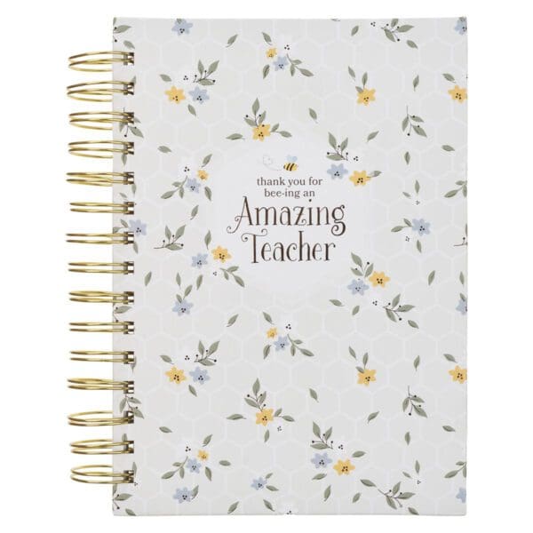 Thank You for Bee-ing an Amazing Teacher Hardcover Wirebound Journal - Image 1