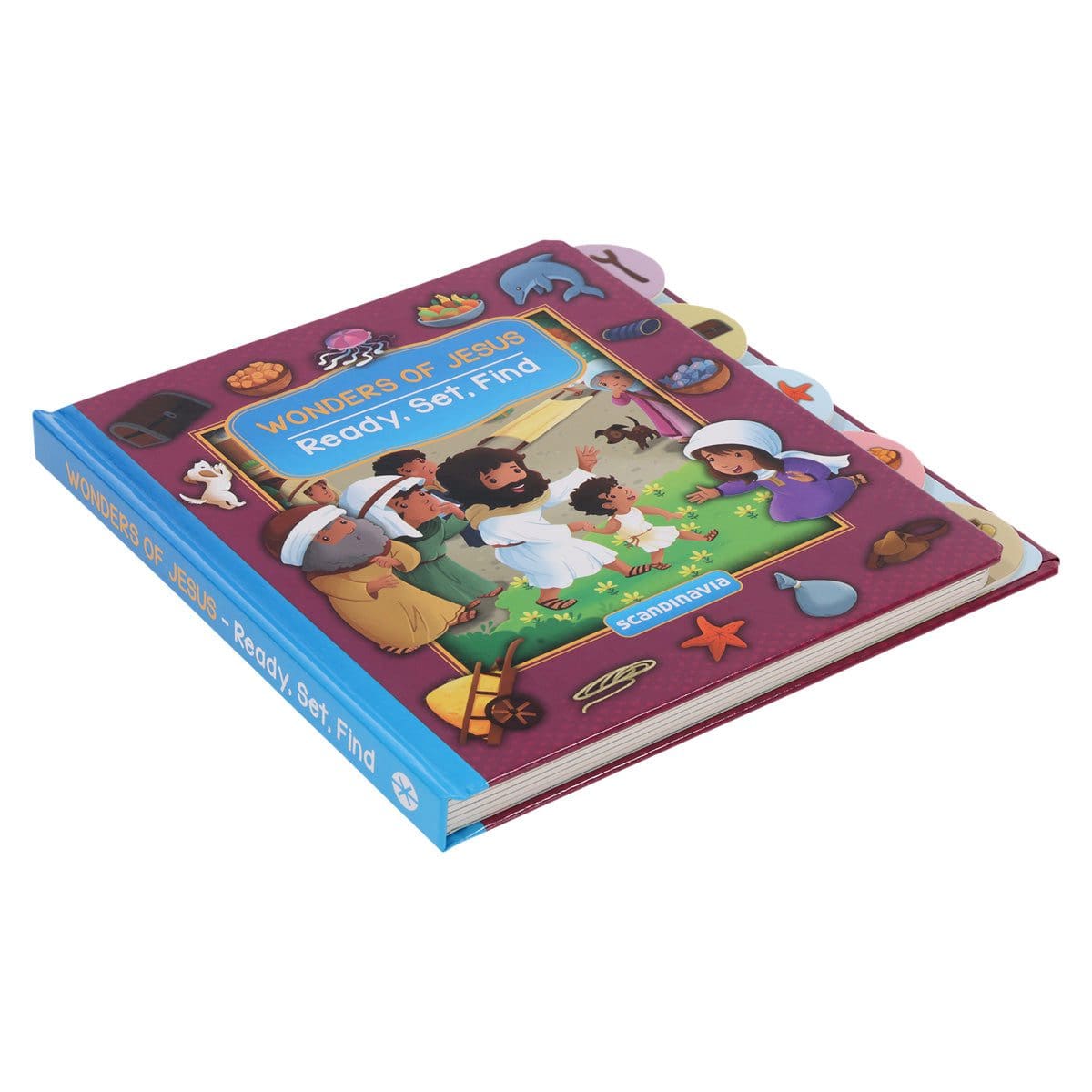 9788772031774_feature1 Wonders of Jesus - Ready, Set, Find (Board Book) - Image 7