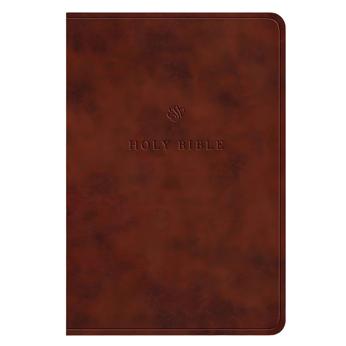9798874903084_front ESV Chestnut Imitation Leather Value Compact Bible Large Print - Image 1
