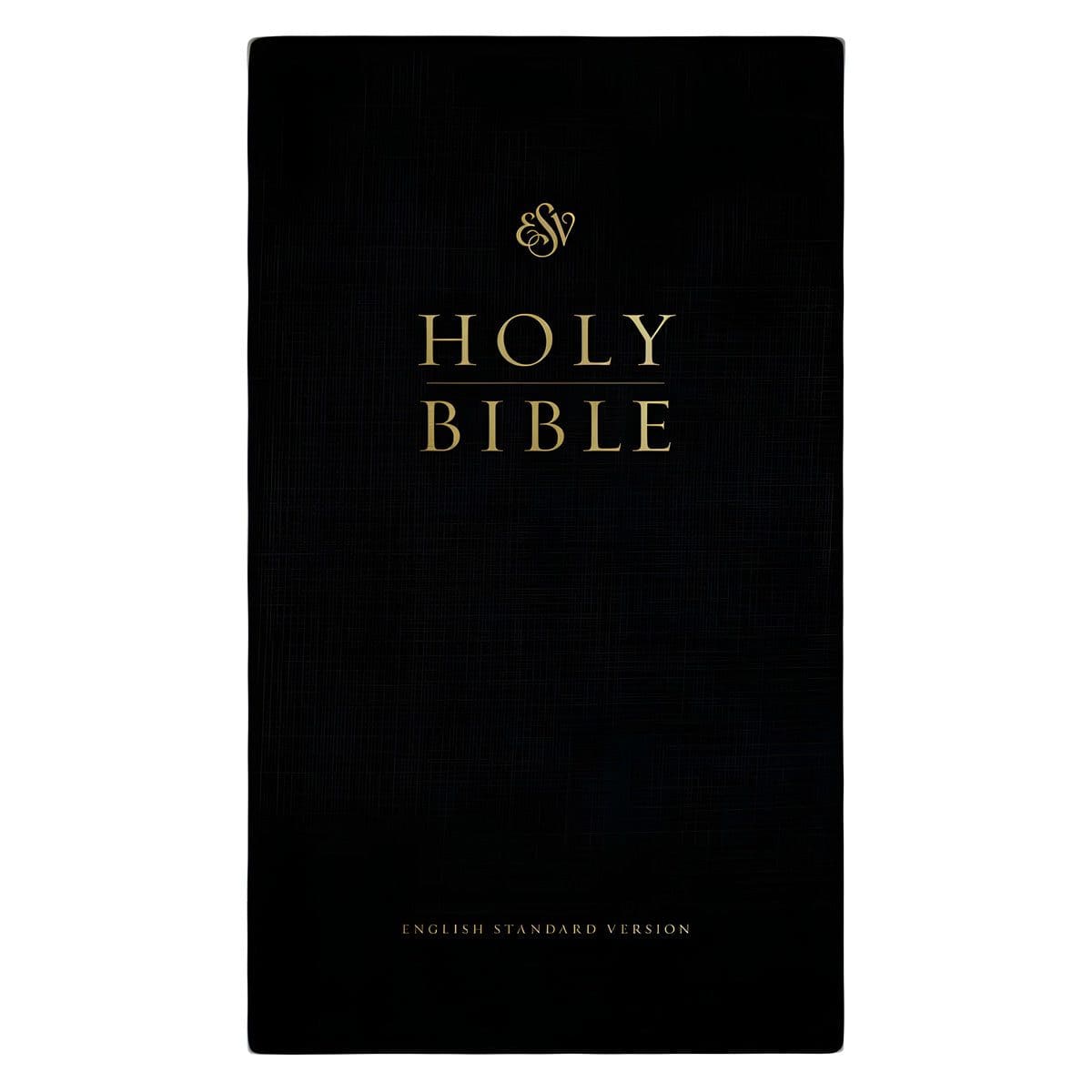 9798874903749_front ESV Black Hardcover Church Bible Red Letter Large Print - Image 1