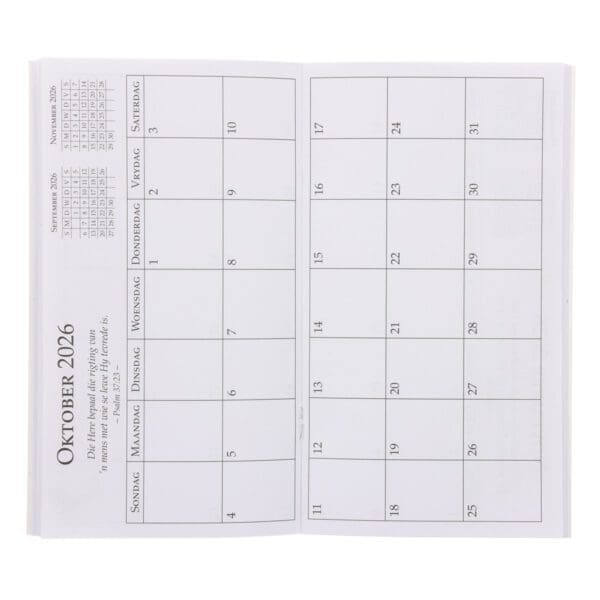 2026 Dagboek - Dagbeplanner - U Woord Is 'n Lamp - Image 4