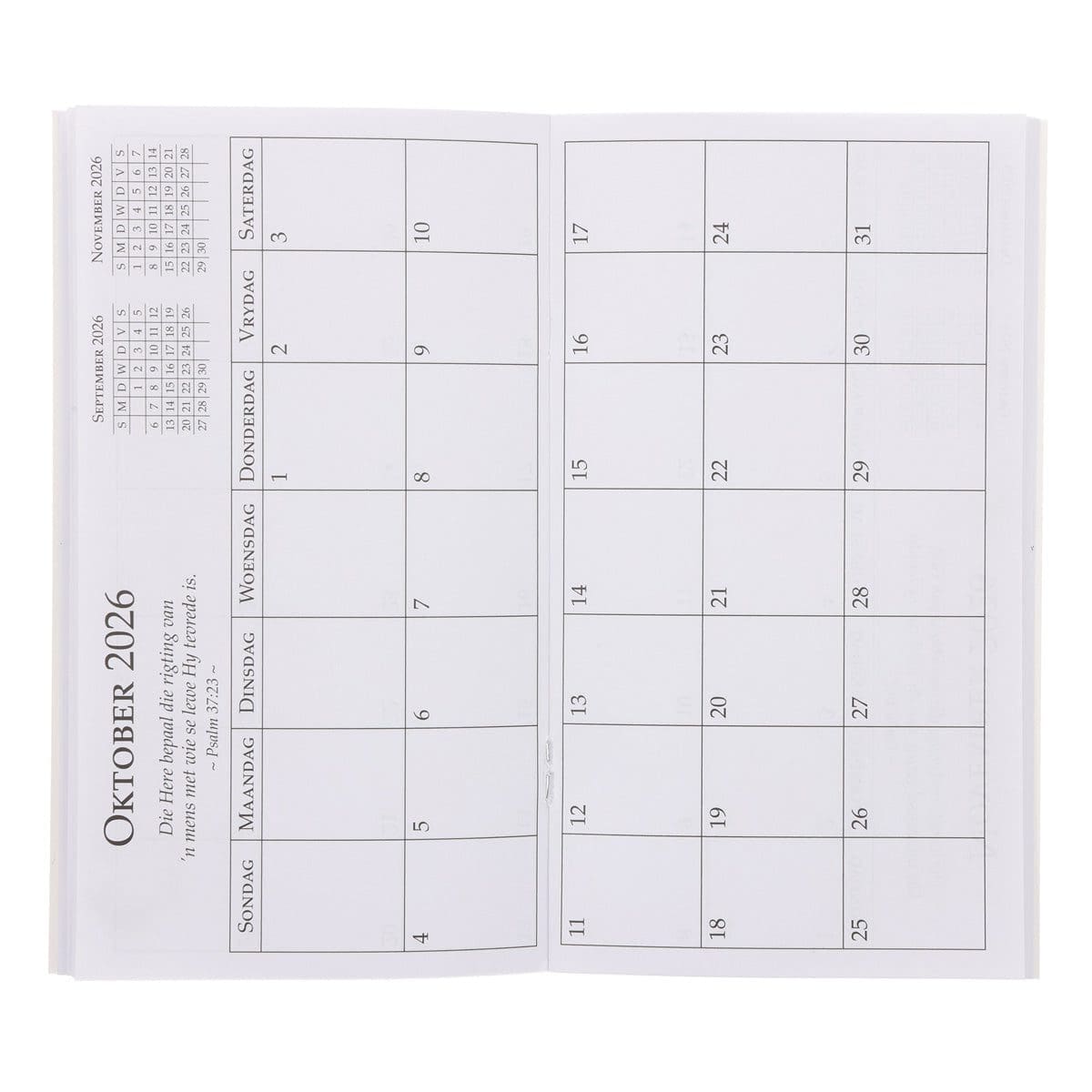 9798896780144_feature3 2026 Dagboek - Dagbeplanner - U Woord Is 'n Lamp - Image 4