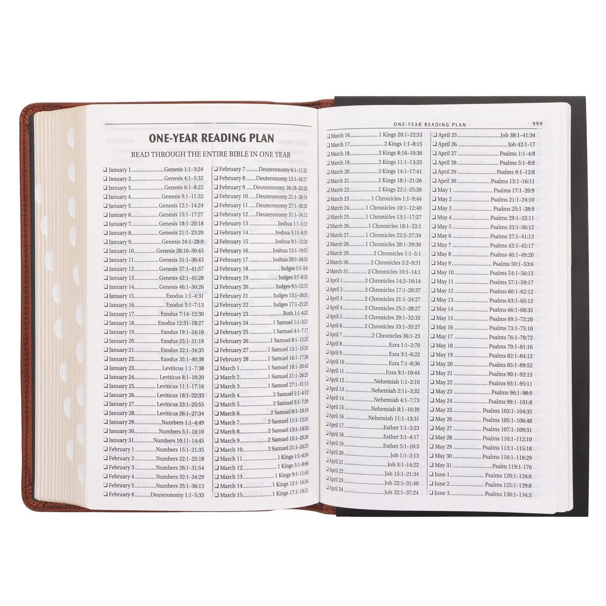 9798896780380_feature3 KJV Brown Genuine Leather Flexcover Deluxe Gift Bible Indexed - Image 5