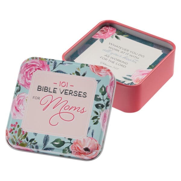 101 Bible Verses For Moms Cards In Tin - Image 1