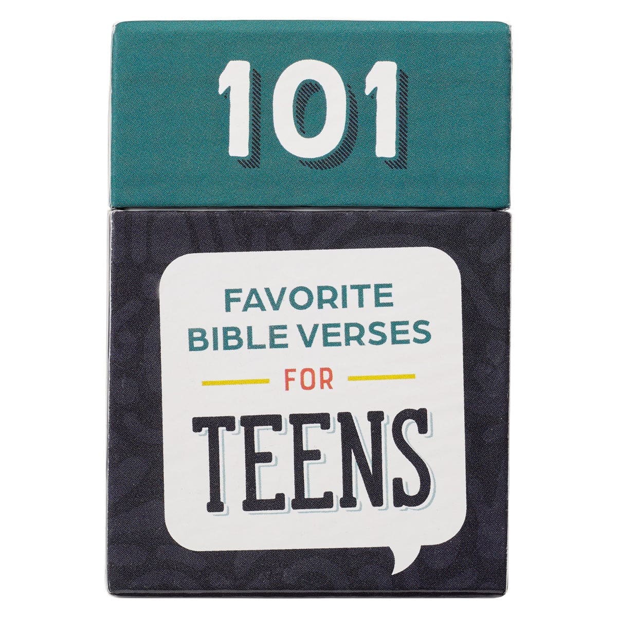 1220000322530_front 101 Favorite Bible Verses For Teens Boxed Cards - Image 1