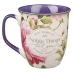 Many Women Do Noble Things But You Surpass Them All Ceramic Mug with Blue Interior - Image 9